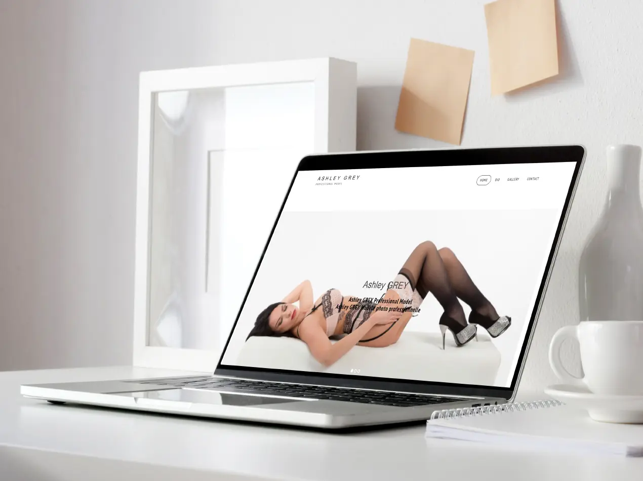 Website Design for Model